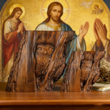 Hand-Carved Owl Tree Wood Art: A Christian Symbol of Wisdom & Divine Awareness