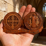 St. Benedict's Exorcism Medal Christian Wall Plaque - Best Christmas Gift