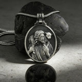 The Good Shepherd Sterling Silver Necklace - Sacred Symbol of Christ's Loving Care - John 10:14
