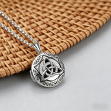 Celtic Triquetra Locket Necklace – Heritage, Memory & Timeless Protection