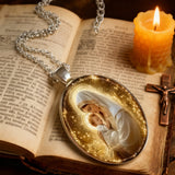 “Madonna & Child” Christian Necklace – A Symbol of Maternal Grace, Devotion, and Heavenly Protection