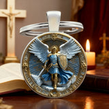 Archangel Guardian Keychain: A Christian Symbol of Divine Protection