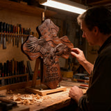 American Eagle Wooden Cross – God Bless America