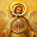 Wealth Tree of Life Keychain: A Christian Symbol of God’s Provision & Abundance