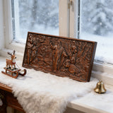 Creation of the World Wood Art: A Sacred Narrative in Warm Beechwood