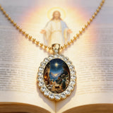 Nativity Scene Pendant & Keychain: A Radiant Tribute to the First Christmas