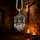 The Crown of Thorns Covenant - S925 Sterling Silver Christian Pendant, A Sacred Reminder of Sacrifice and Redemption