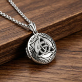 Celtic Triquetra Locket Necklace – Heritage, Memory & Timeless Protection