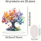 Crystal Butterfly Tree of Life | Exclusive Spiritual Decor for Christian Independent Sites