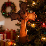 Holy Spirit Dove Wooden Cross: A Symbol of the Spirit’s Presence & Guidance