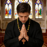 Natural Wood Rosary: A Sacred Token Woven From Faith & Creation