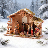 Nativity Manger Set: A Gentle Narrative of Christmas Eve - design detail