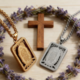 Our Lady of Guadalupe Dog Tag Necklace: A Timeless Symbol of Devotion