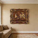 The Baptism of Christ Hand-Carved Wooden Wall Art: A Sacred Tribute to New Life