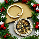 Tree of Life Keychain: A Christian Symbol of Rooted Faith & Eternal Hope