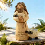 The Good Shepherd Resin Figurine: "The Lord is My Shepherd" ✨🙏