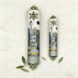 Hand-Painted Enamel Mezuzah: The Dual Essence of Faith & Craftsmanship