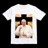 Pope Francis Printed T-Shirt Short Sleeve Commemorative - BGCOPPER