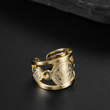 Saint Benedict Open Adjustable Ring - BGCOPPER