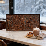 Creation of the World Wood Art: A Sacred Narrative in Warm Beechwood