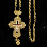 Orthodox Bishop’s Pectoral Cross: A Regal Symbol of Sacred Authority - gift presentation