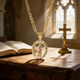Our Lady of Guadalupe Halo Pendant Necklace: Devotion Meets Modern Elegance
