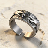 The Creation of Adam Copper Ring – A Timeless Testament to Divine Connection