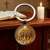 Wealth Tree of Life Keychain: A Christian Symbol of God’s Provision & Abundance