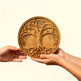 Tree of Life Wood Wall Art Decor Best Christmas Gift - With Free Stand