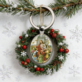 Jesus and the Children Oval Keychain: A Symbol of Love and Innocence