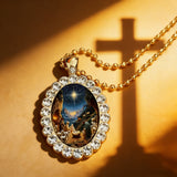Nativity Scene Pendant & Keychain: A Radiant Tribute to the First Christmas