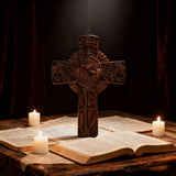 Eucharistic Chalice Wooden Cross: A Christian Symbol of the Last Supper & Redemption