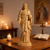 Sacred Heart of Jesus Wooden Statue: A Tribute to Unfailing Love