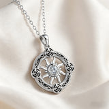 Sun Celtic Knot Copper Necklace – Light, Heritage & Timeless Protection