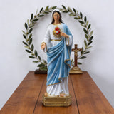 Our Lady of the Sacred Heart Resin Statue: A Gentle Companion of Love and Faith - craftsmanship detail