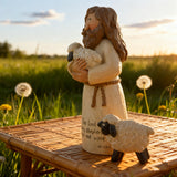 The Good Shepherd Resin Figurine: "The Lord is My Shepherd" ✨🙏