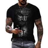 Fashionable and beautiful religious Christ Jesus 3D print clothing for Christian prayer and meaningful gifting