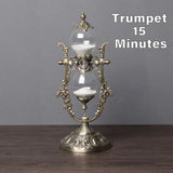 Classical Desktop Rotating Glass Hourglass Ornament - BGCOPPER