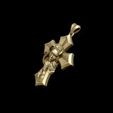 Crucifixion Prayer Necklace Madonna Prayer S925K Silver Necklace - BGCOPPER