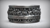 The Last Supper 925K Sterling Silver Open End Adjustable Ring - BGCOPPER