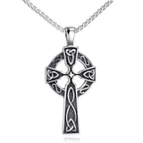 Stainless steel Celtic cross pendant necklace - BGCOPPER