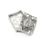 Religious jewelry metal zinc alloy ring hollow packaging box - BGCOPPER