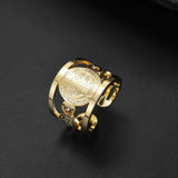 Saint Benedict Open Adjustable Ring - BGCOPPER