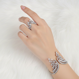 Angel Wings Adjustable Ring And Bracelet Set - 2026 Mother's Day Gifts