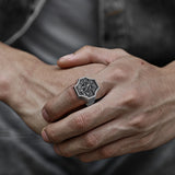 Archangel Michael S925K Silver Ring - BGCOPPER