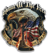 Patriotic decals - great for cars, trucks, motorcycles, boats and laptops - BGCOPPER