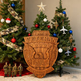 Veteran Memorial Plaque: "I Am A Veteran - My Enlistment Oath Has No Expiration Date"