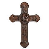Bgcopper Lamb of God Wood Carving Cross Wall Decor - Paschal lamb - BGCOPPER