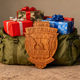 Veteran Memorial Plaque: "I Am A Veteran - My Enlistment Oath Has No Expiration Date"