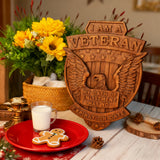 Veteran Memorial Plaque: "I Am A Veteran - My Enlistment Oath Has No Expiration Date"